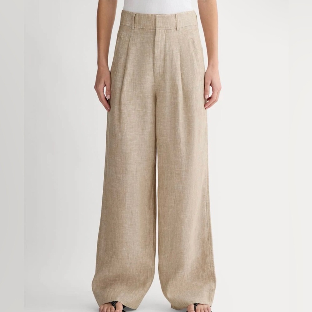 Everlane The Linen Way-High Drape Pants